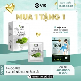 [ MUA 1- TẶNG 1 ] NA Coffee - Cà phê nấm men làm gầy 