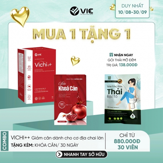 [ MUA 1- TẶNG 1 ]   Vichi++ ( Tặng Khóa cân ) 